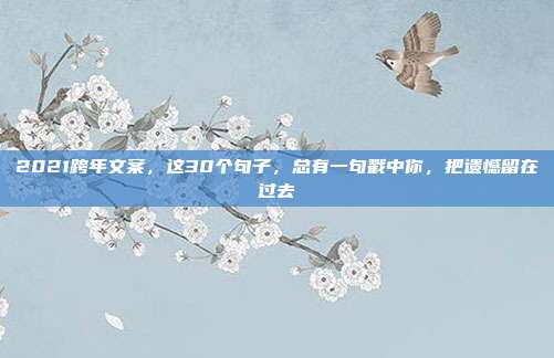 2021跨年文案,这30个句子,总有一句戳中你,把遗憾留在过去