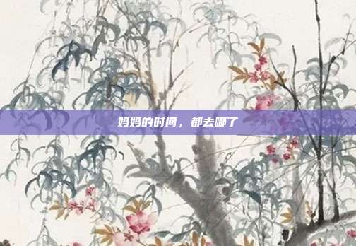妈妈的时间,都去哪了