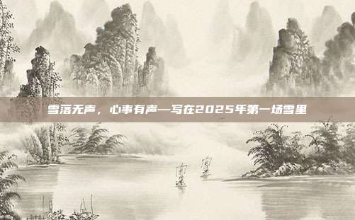 雪落无声,心事有声—写在2025年第一场雪里