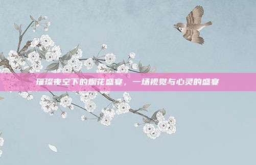 璀璨夜空下的烟花盛宴,一场视觉与心灵的盛宴