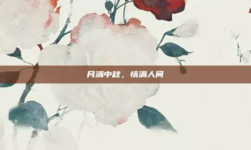 月满中秋,情满人间