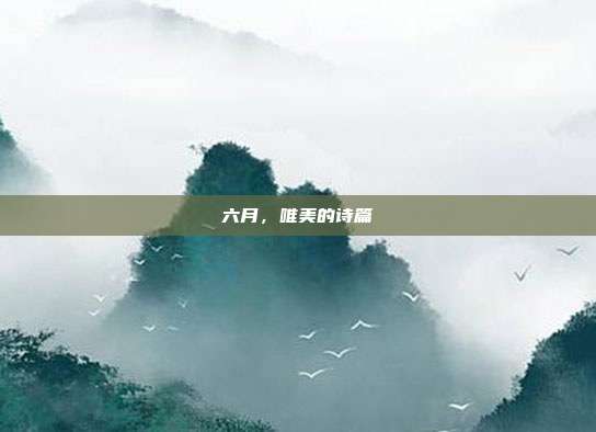 六月,唯美的诗篇