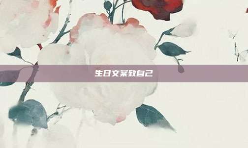 生日文案致自己