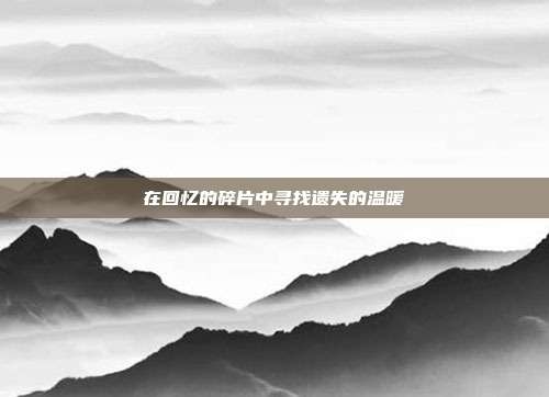 在回忆的碎片中寻找遗失的温暖