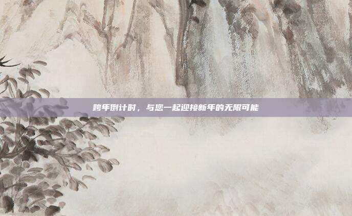 跨年倒计时，与您一起迎接新年的无限可能