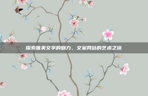 探索唯美文字的魅力，文案网站的艺术之旅