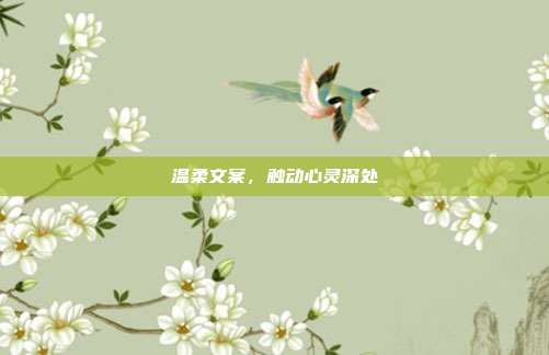 温柔文案,触动心灵深处