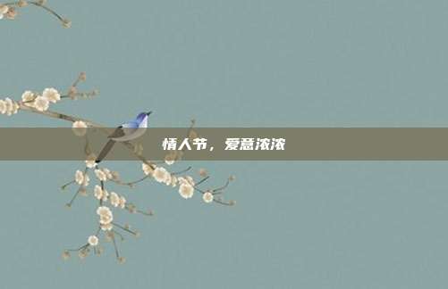 情人节,爱意浓浓