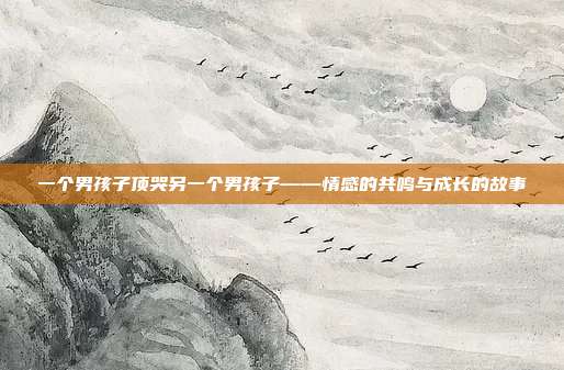 一个男孩子顶哭另一个男孩子——情感的共鸣与成长的故事