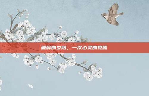 破碎的夕阳,一次心灵的觉醒