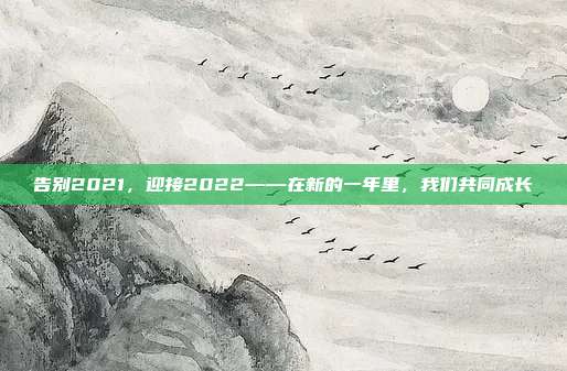 告别2021，迎接2022——在新的一年里，我们共同成长
