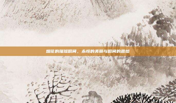 烟花的璀璨瞬间,永恒的美丽与瞬间的震撼