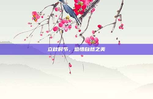 立秋时节,感悟自然之美