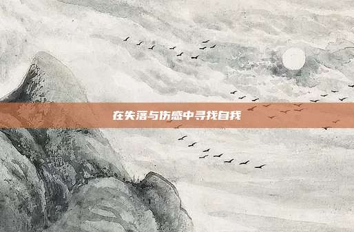 在失落与伤感中寻找自我