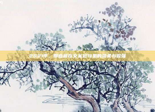 2021年，那些藏在文案短句里的温柔与倔强