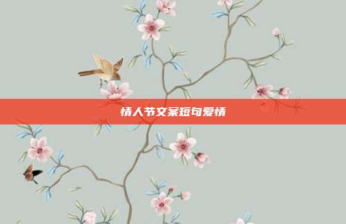 情人节文案短句爱情