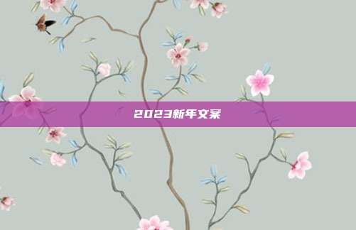2023新年文案