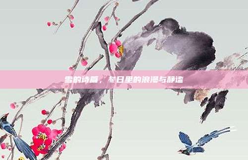 雪的诗篇,冬日里的浪漫与静谧
