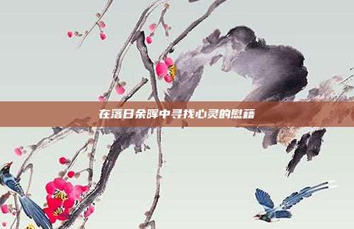 在落日余晖中寻找心灵的慰藉