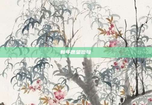 新年愿望短句