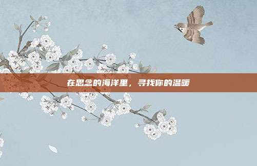 在思念的海洋里，寻找你的温暖