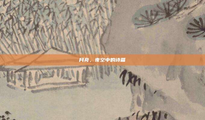 月亮，夜空中的诗篇