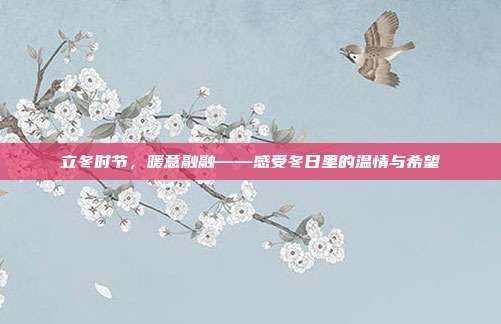立冬时节，暖意融融——感受冬日里的温情与希望