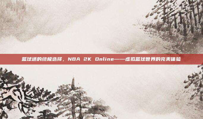 篮球迷的终极选择,NBA 2K Online——虚拟篮球世界的完美体验