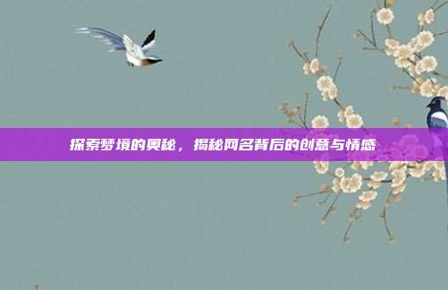 探索梦境的奥秘,揭秘网名背后的创意与情感