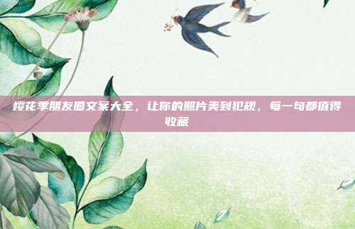 樱花季朋友圈文案大全，让你的照片美到犯规，每一句都值得收藏