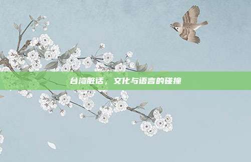 台湾脏话,文化与语言的碰撞