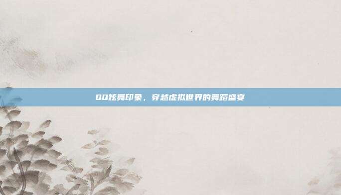 QQ炫舞印象,穿越虚拟世界的舞蹈盛宴