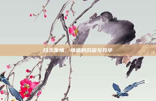 日久生情,情感的沉淀与升华