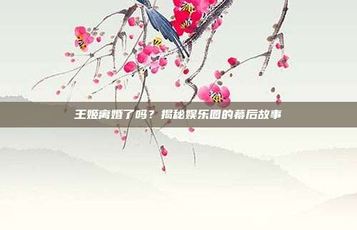 王姬离婚了吗?揭秘娱乐圈的幕后故事