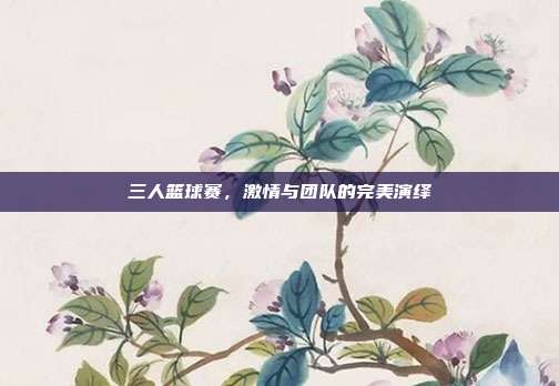 三人篮球赛,激情与团队的完美演绎