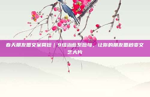 春天朋友圈文案简短｜9组治愈系短句，让你的朋友圈秒变文艺大片