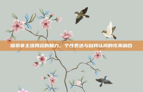 探索非主流网名的魅力,个性表达与自我认同的完美融合