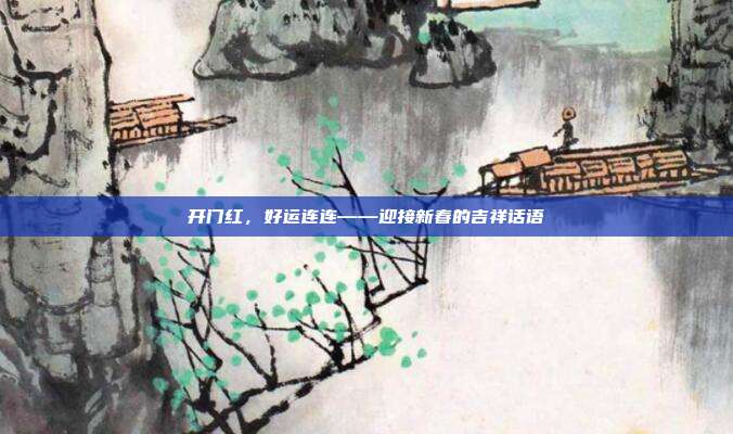 开门红,好运连连——迎接新春的吉祥话语