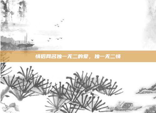 情侣网名独一无二的爱,独一无二情