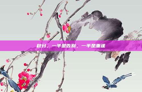 秋分，一半是告别，一半是重逢