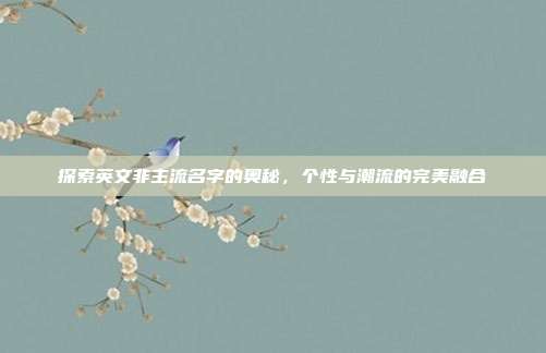 探索英文非主流名字的奥秘,个性与潮流的完美融合