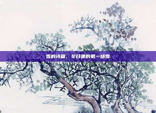 雪的诗篇,冬日里的第一场雪