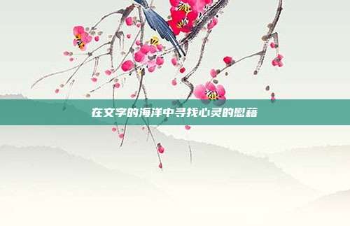 在文字的海洋中寻找心灵的慰藉