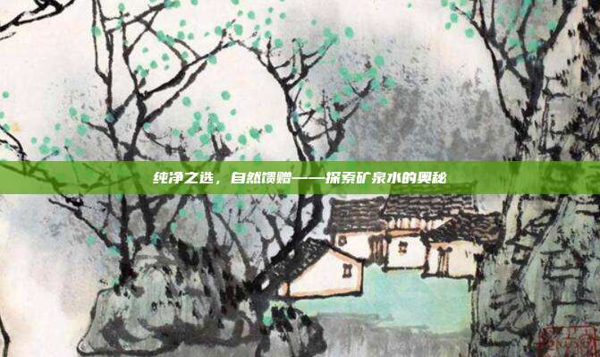 纯净之选,自然馈赠——探索矿泉水的奥秘